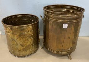 Two India Copper Buckets