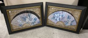 Pair of Oriental Fan Prints