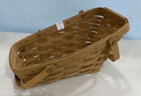 Longaberger Slanted Wine Basket