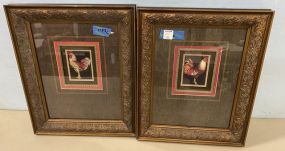Pair of Decorative Rooster Prints