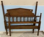 Ca. 1860 Mushroom Four Post Bed