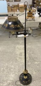 Vintage Tole Style Floor Lamp