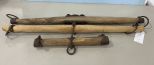 Three Antique Single Tree Harnesses