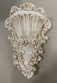 Italian Ceramic Flower Wall Pocket