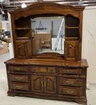 1980's Oak Finish Dresser