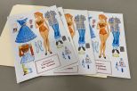 Six Paper Dolls Compliments of Carnation Ice Cream