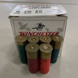 Winchester Upland Heavy Field Load 16 ga, and Five Miscellaneous 12 ga. shell.