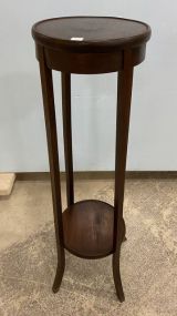 Walnut Antique Plant Stand