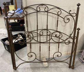 Decorative Metal Full Size Bed