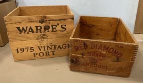 Warre's Wine Box and Red Diamond Wine Box