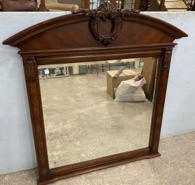 Modern Cherry Dresser Mirror