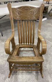 Antique Pressed Back Rocker