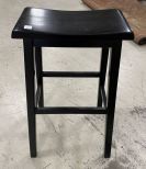 New Farm House Style Black Bar Stool