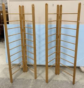 Two Wood Racks