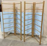 Two Wood Racks