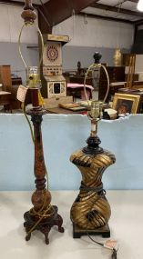 Two Decorative Side Table Lamps