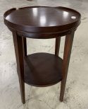 Round Mahogany Lamp Table