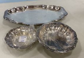Three Silver Plate Serving Ware