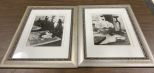 Two Silver Framed Photo Prints