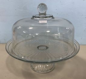 Clear Glass Cake Stand