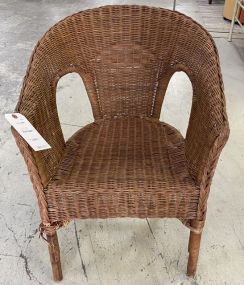 Wicker Patio Arm Chair