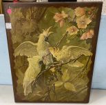 Decorative Parrot Wood Plaque