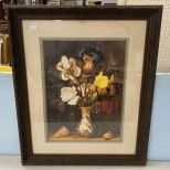 Framed Floral Still Life Print