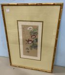 Oriental Flower Framed Print