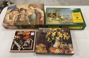 Four Vintage Puzzles