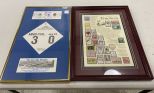 Teachers Stamp Collection Framed, and NCAA Division II National Champs Mis College