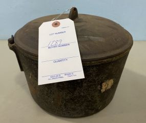 Vintage Cast Iron FBP D Pot