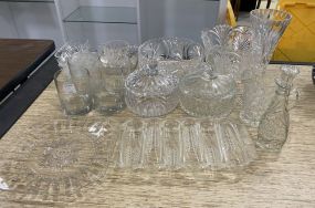 Group of Pressed Glass Pieces