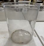 Large Clear Glass Vase