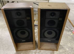 Two Technics Model SB-2745 Speakers
