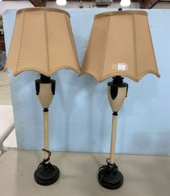 Distressed Style Urn Lamps