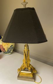 Decorative Gold Gilt Table Lamp