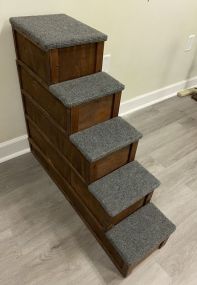 Five Step Wood Display