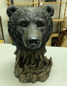 Resin Bear Head Bust
