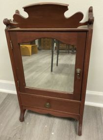 Victorian Style Wall Cabinet