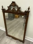 Vintage Mahogany Wall Mirror