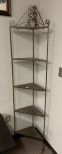 Wrought Iron Corner Display