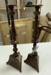 Pair of John Richard Decorative Candle Sticks