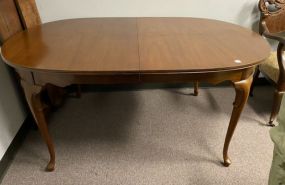 Cherry Queen Anne Oval Dining Table