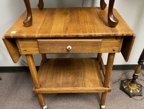 Vintage Oak Kitchen Island