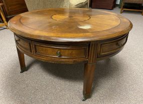 Antique Reproduction Round Coffee Table