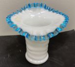 Fenton White Pulpit Vase