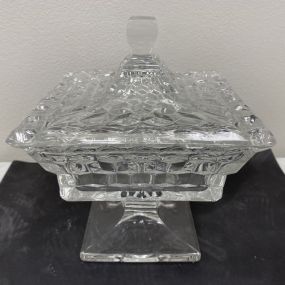 Fostoria American Clear Wedding Bowl & Lid