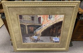 Crown Fine Arts Co. Framed Courtyard Print