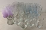 Assorted Group of Drinking Glasses