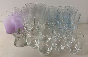 Assorted Group of Drinking Glasses